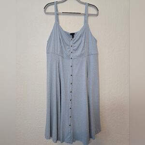 Light blue Torrid dress size 3